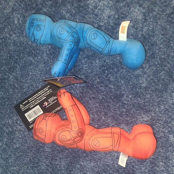 NWT ROCK'EM SOCK'EM ROBOTS Plushie Set - Picture 4 of 6